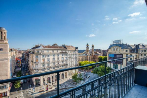 Panoramic Smart Penthouse Central view of Grand Synagogue Budapest